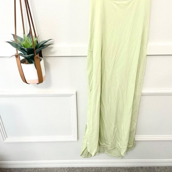 Lululemon Pima Cotton Open Back Midi Dress Size 8 Dewy - Picture 3 of 6